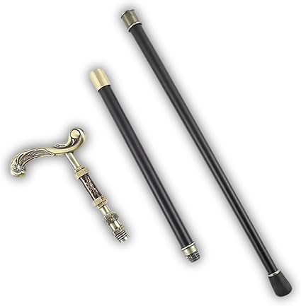 Golden Walking Stick, Luxury Fashion Walking Cane for Men - 90 cm