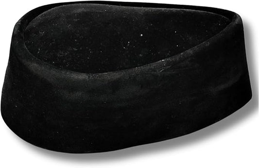 Red, Black Velvet Caps, African Traditional Ceremonial Skull Caps for Kids 20"