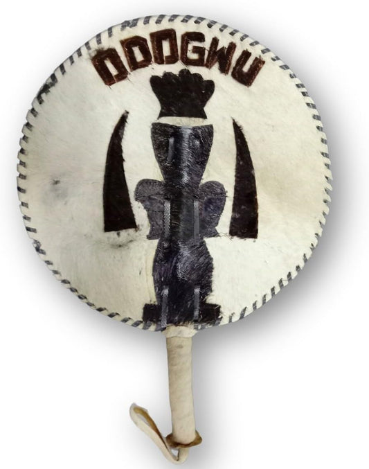 Odogwu Customized Traditional Hand Fan, Grooms Nze/Ozo Chieftaincy Hand Fan