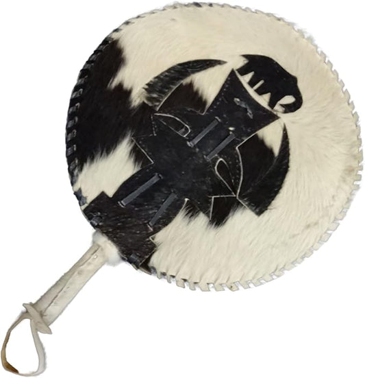 Animal Skin Traditional Hand fan | Grooms, Nze/Ozo, Royal, Tittle Men, Chieftaincy Hand Fan