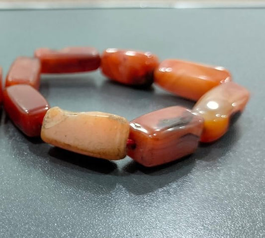 Original Agate Bracelet, African Beads, Igbo Benin Nigeria Beads African Jewelry