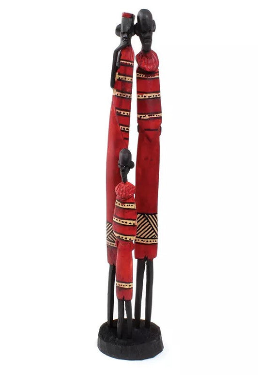 Massai Family Stick Carving: Large