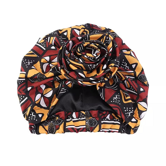 Women's Headwear, Pre-tied African Print Women's Turban, Bandana Chemo Head Wrap