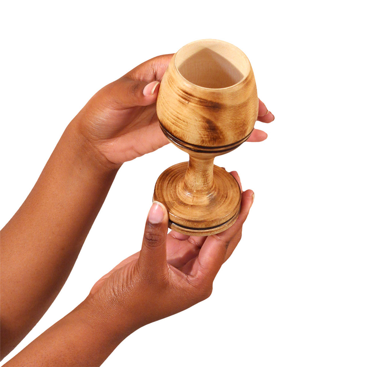 Kenyan Rosewood Kwanzaa Unity Cup, Africa Unity Cup for Celebration & Home Decor