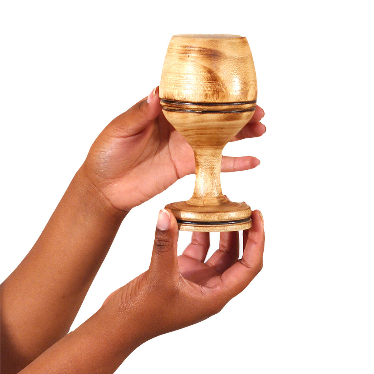 Kenyan Rosewood Kwanzaa Unity Cup, Africa Unity Cup for Celebration & Home Decor