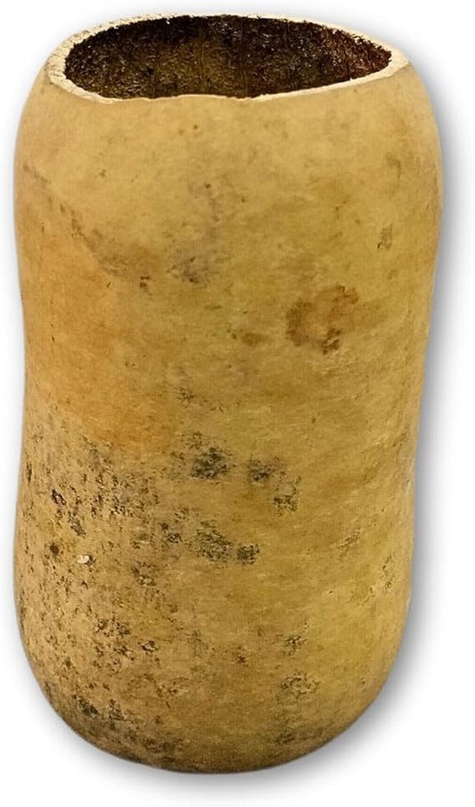 Calabash Palm Wine Cup (Iko-Nkwu) African Hand-carved Local Wine Cup 5" | Wood Carved Wine Cup