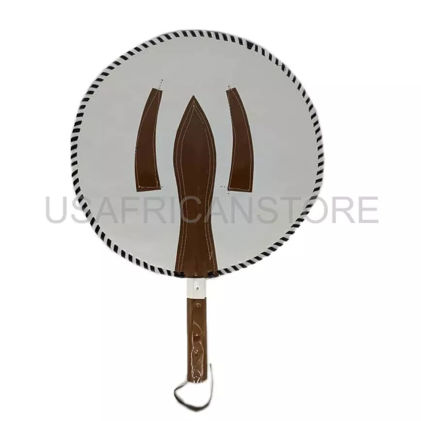 Traditional Chieftaincy Isiagu Men's Groom Hand Fan, African Clothing Accessory, Title Men, Royal Hand Fan