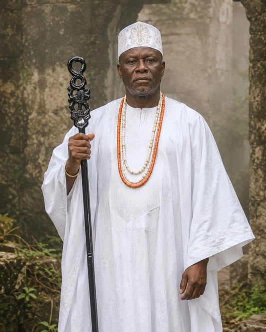 Black African Carved Walking Stick 37" Traditional Ceremonial Men Walking Cane