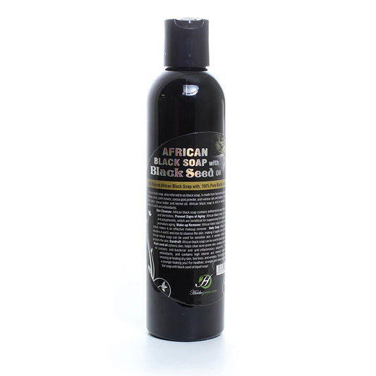 Black Seed Oil Liquid Black Soap: 8 oz