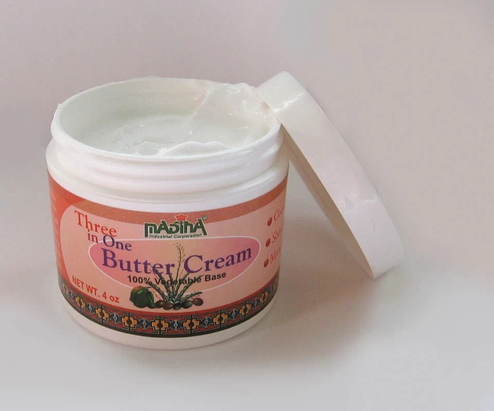 Three In One Butter Cream - Madina Shea, Mango, Cocoa Butter Body Cream