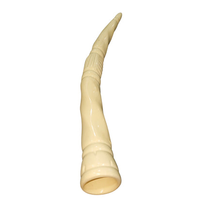 Elephant Tusk Replica, African Traditional Igbo Odu Hand Held Nze/Ozo Hand Staff