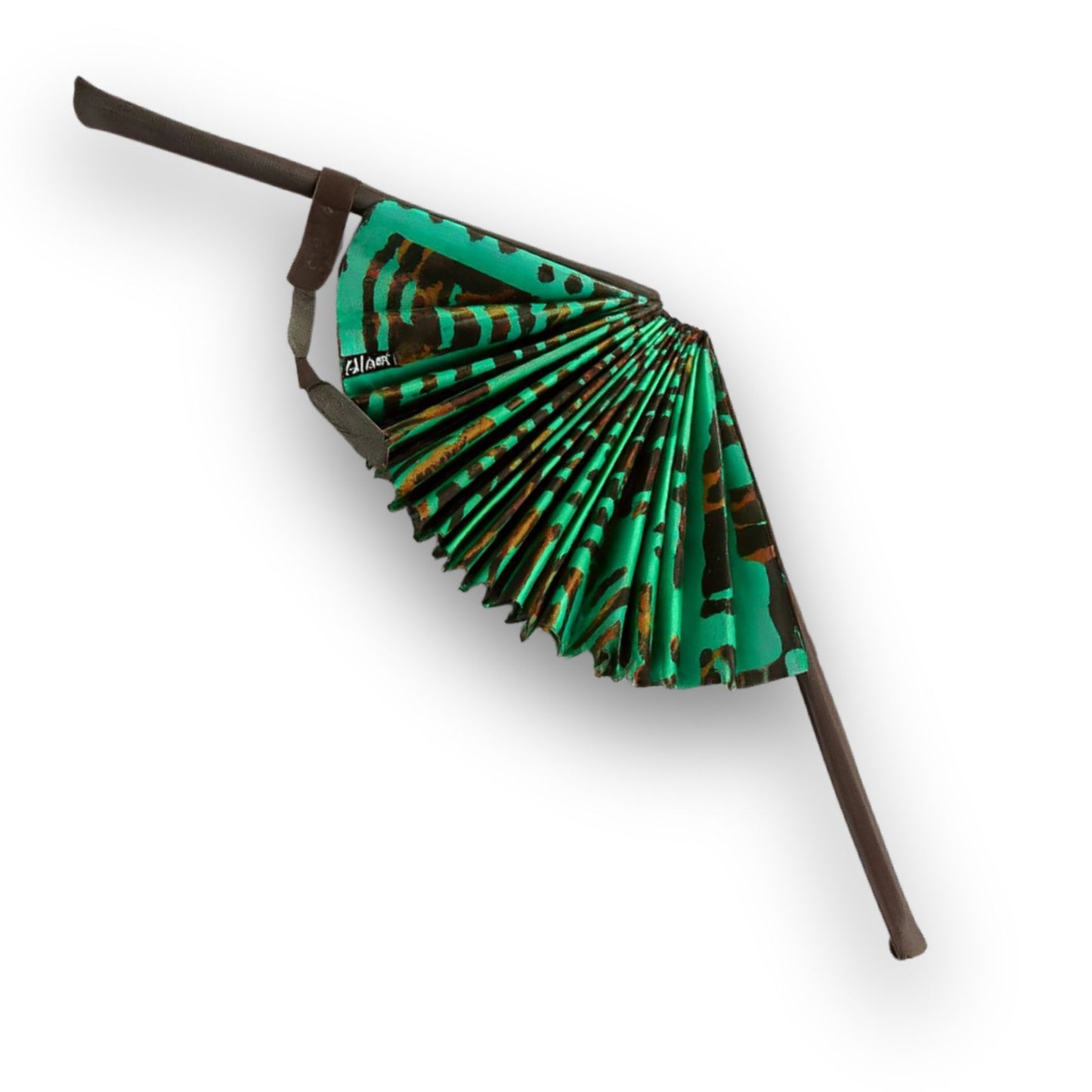 Ankara African Print Hand Fan, Handheld Summer Fashion Foldable Women Hand Fan