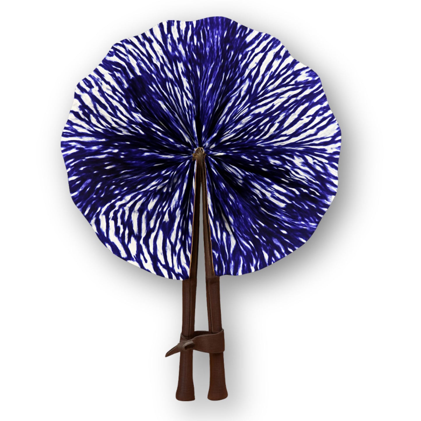 Ankara African Print Hand Fan, Handheld Summer Fashion Foldable Women Hand Fan