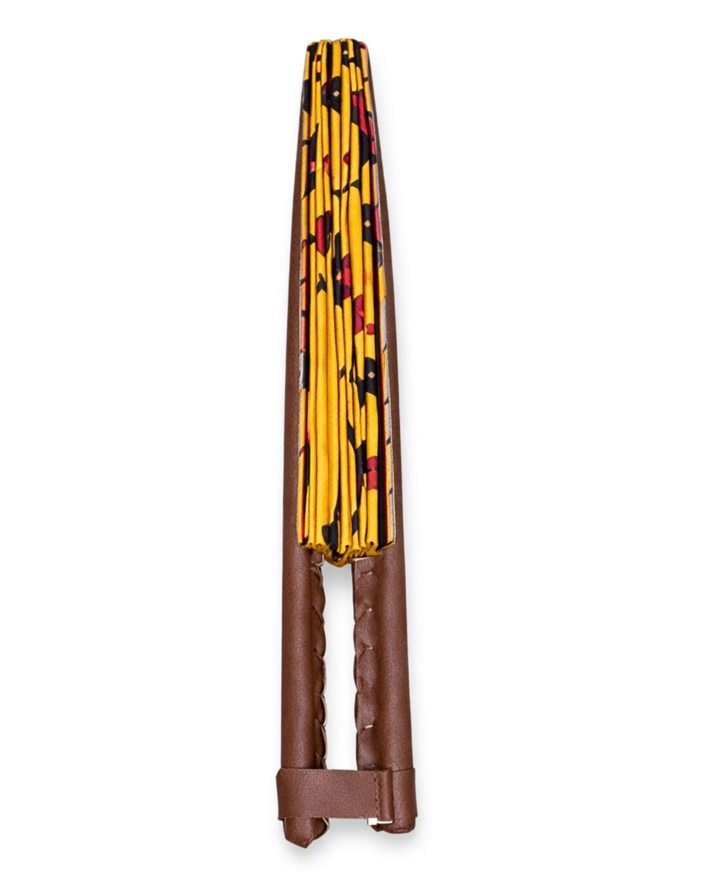 Ankara Hand Fan-Traditional African Print Folding Fan for Weddings, Parties Gift