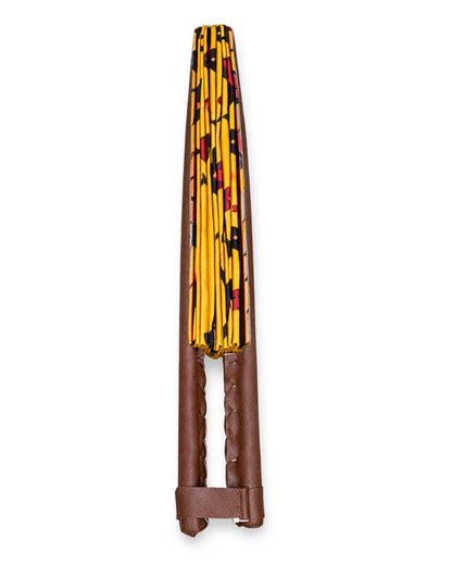 Ankara Hand Fan-Traditional African Print Folding Fan for Weddings, Parties Gift