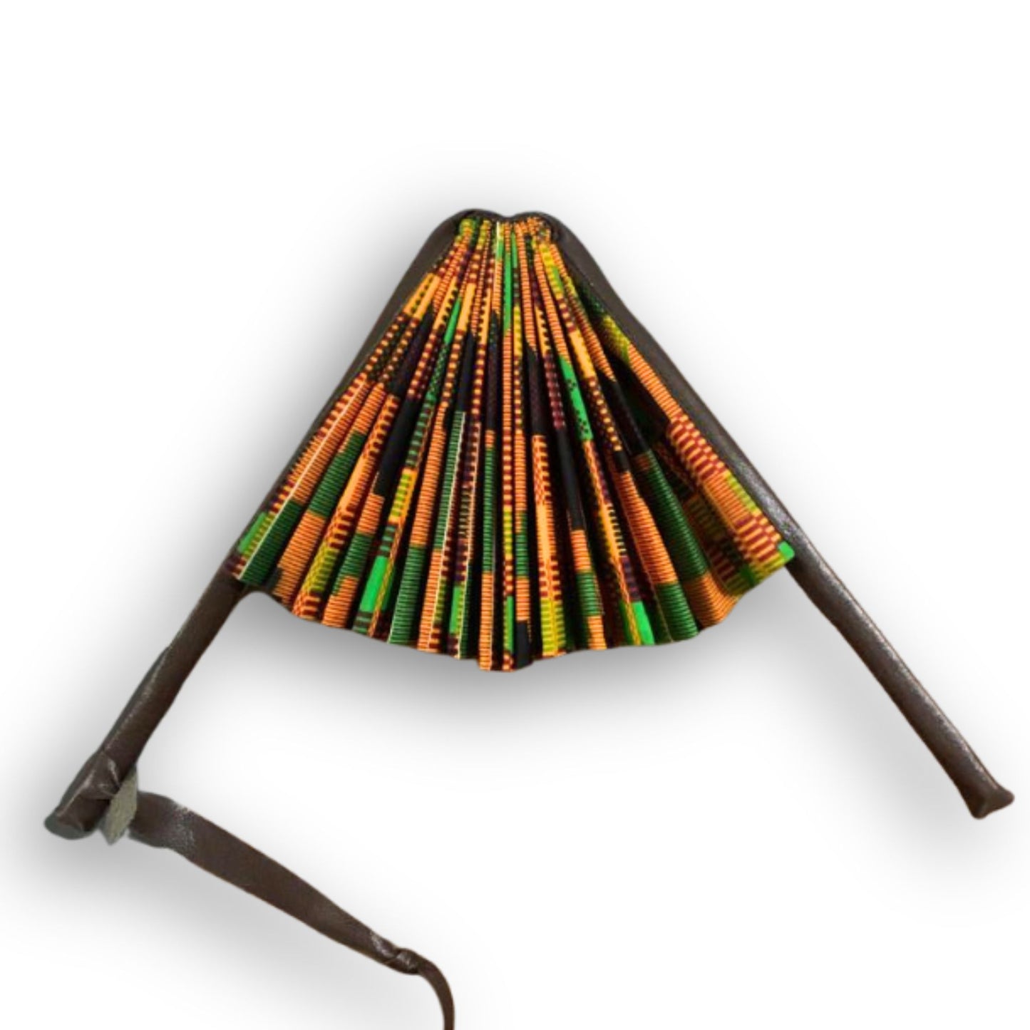 Ankara African Print Hand Fan, Handheld Summer Fashion Foldable Women Hand Fan