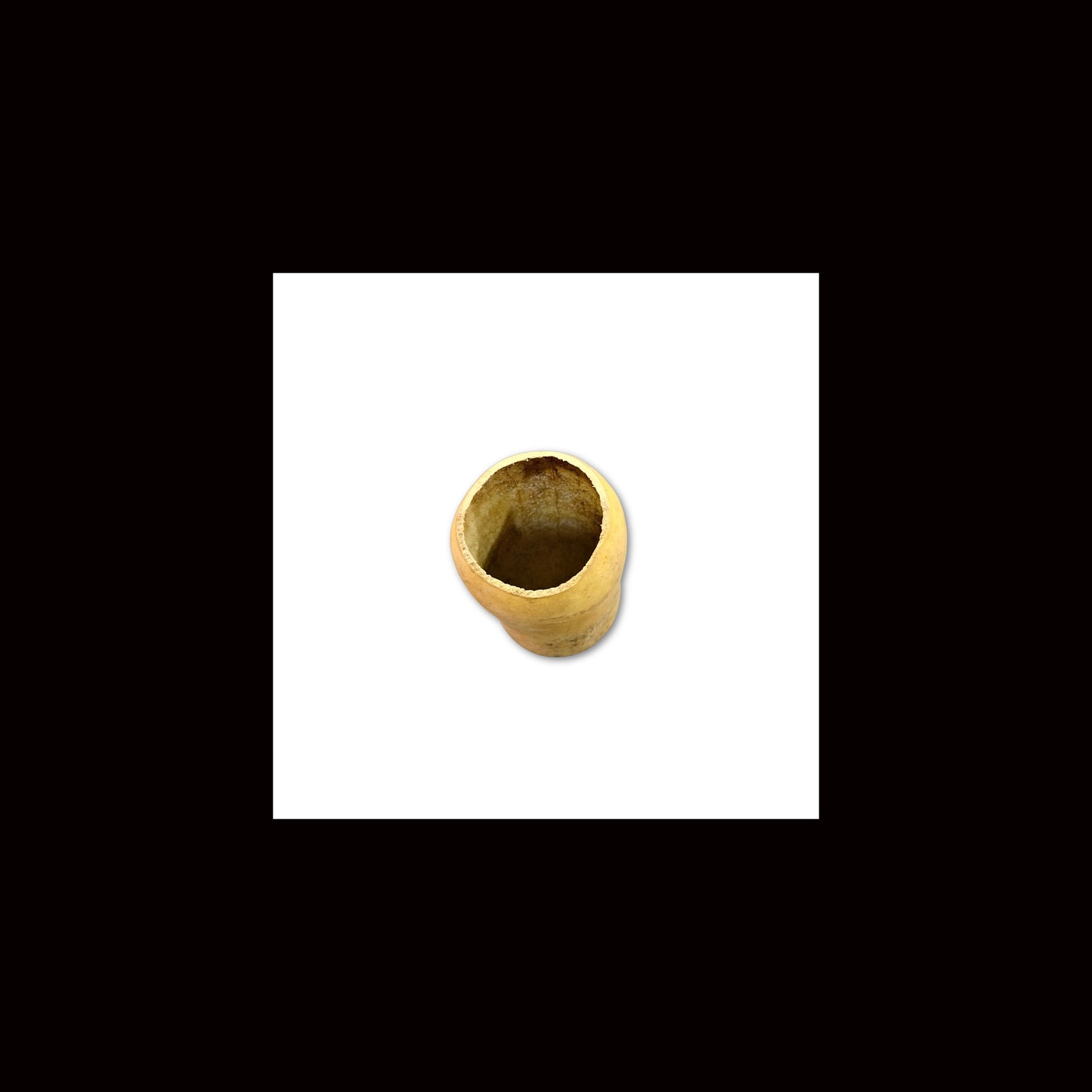 Calabash Palm Wine Cup (Iko-Nkwu) African Hand-carved Local Wine Cup 5" | Wood Carved Wine Cup