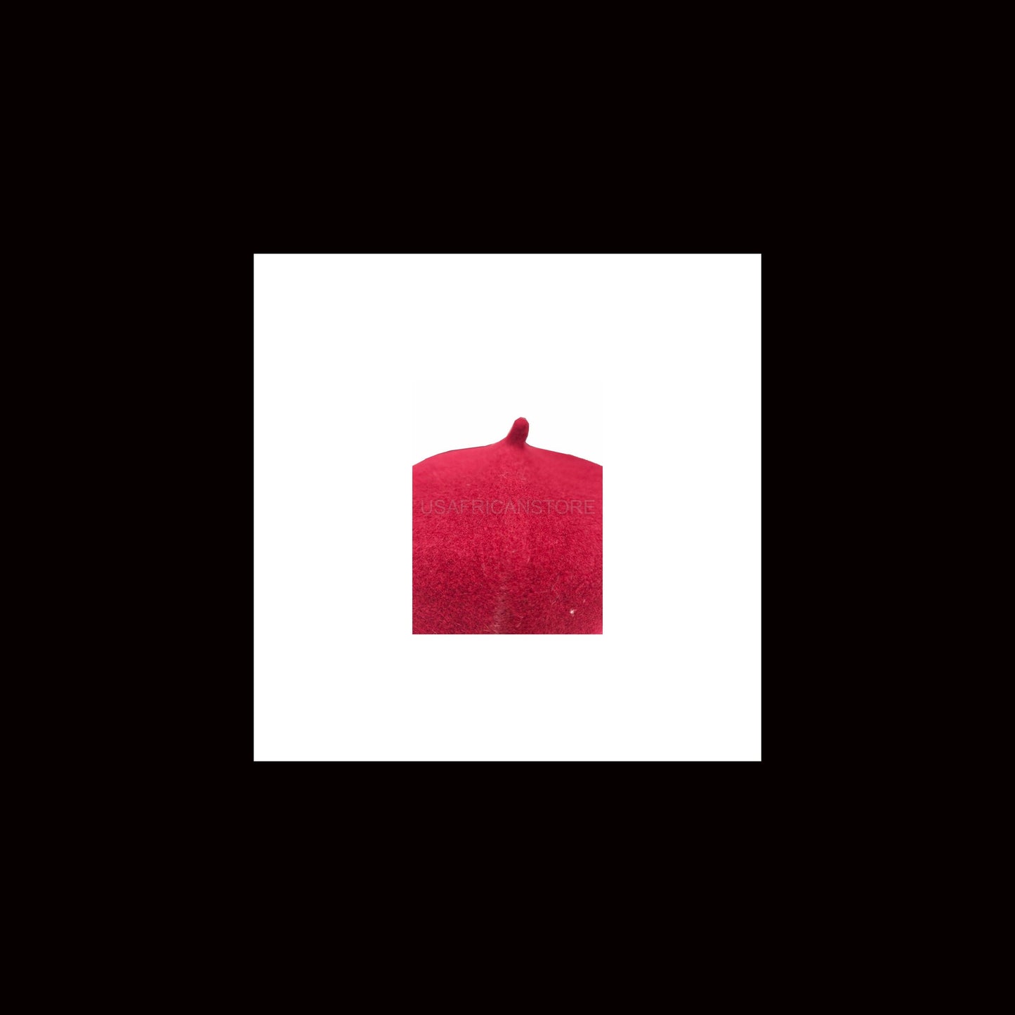 Red Wool Original Igbo Caps For Men, Igbo Traditional Red Caps, Chieftaincy Cap