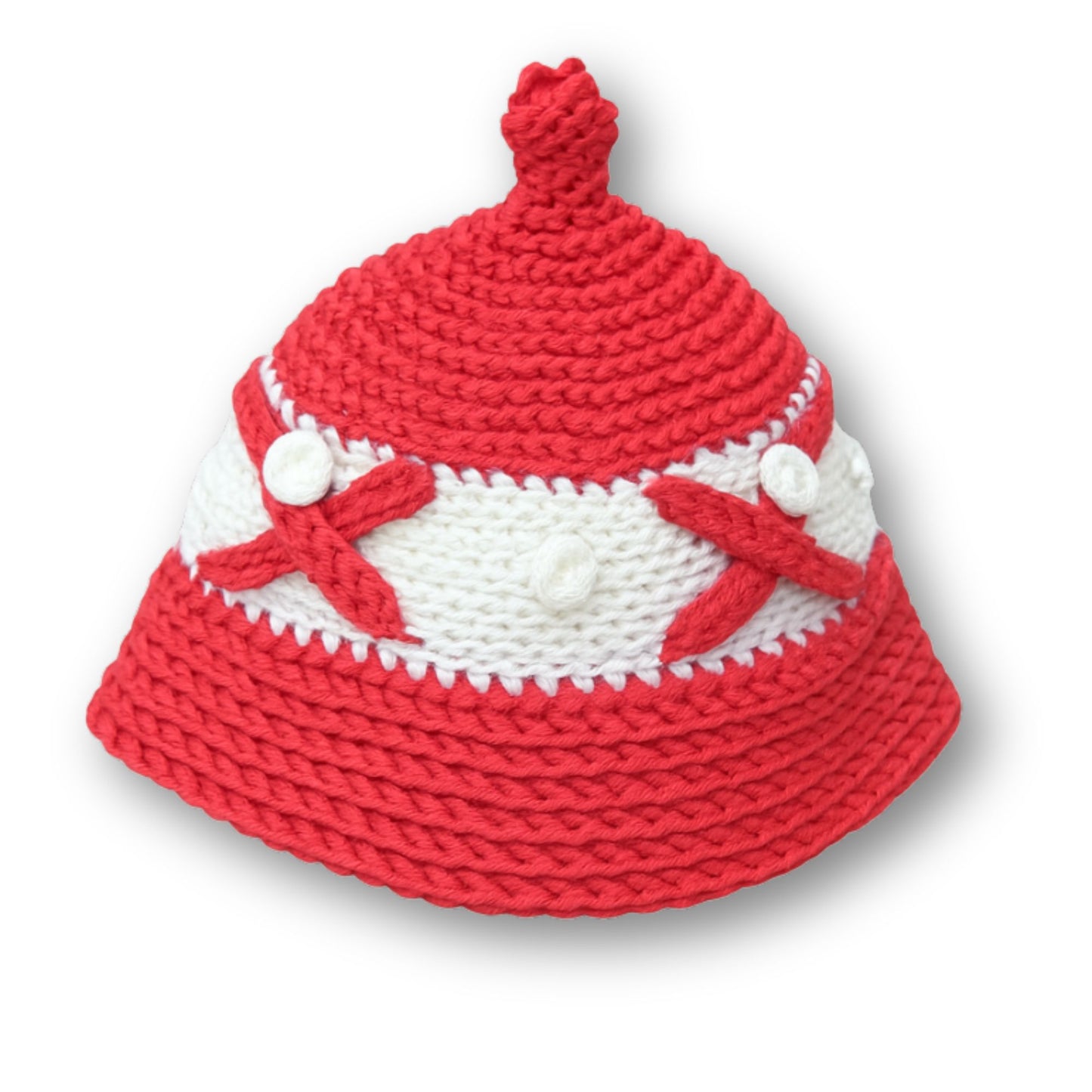 Edo Crotchet Wool Hat, Traditional Royal Benin Men Cap for Cultural Attire
