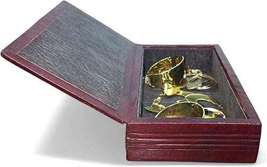 Retangular Trinket Storage Box, Handmade Jewelry Box | Multipurpose Decorative Keepsake Antique
