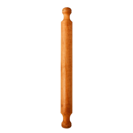 Classic Wooden Rolling Pin with Handles – Smooth Finish for Baking & Dough Rolling