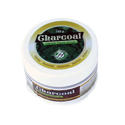 Charcoal Herbal Face Scrub, Exfoliating Facial Scrubber- Reduces Wrinkles