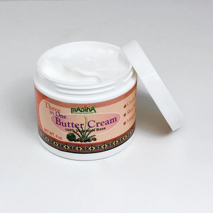 Three In One Butter Cream - Madina Shea, Mango, Cocoa Butter Body Cream
