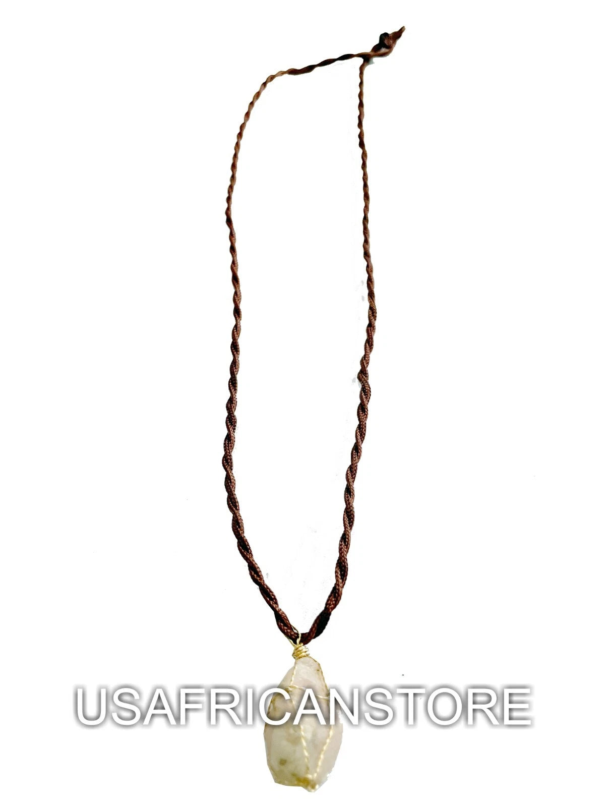 Natural Necklace For Women, Quartz Crystal Pendant, Raw Gemstone Necklace