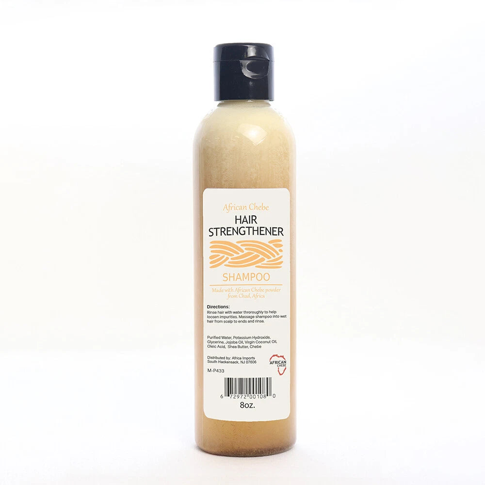 African Chebe Shampoo Hair Strength Regrowth Rebuilder - 8 oz.