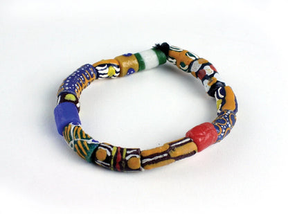 Ghana Trade Beads Bracelet Women Men Stretch Handmade Bangle Charm Jewelry