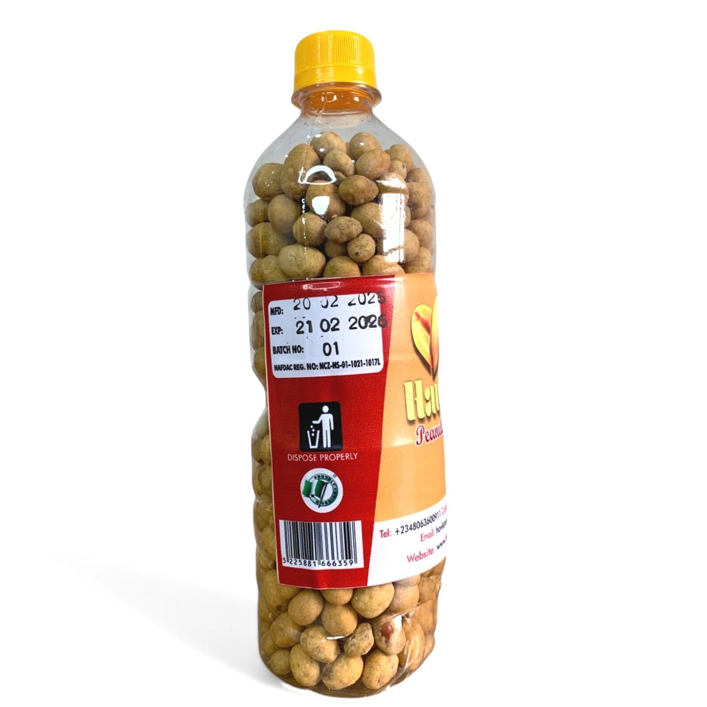 Peanuts Snack, Crunchy Flavored Munchie, Low-Carb Gourmet Coated Peanuts, 500g