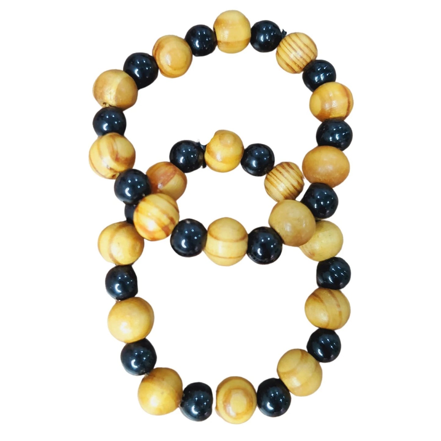 Handmade Bracelet for Men, Women - Elastic Beaded Stone Bracelet - Unisex.