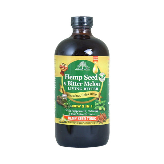 Hemp Seed and Melon Living Bitter | Detox Drinks, Pain Relief and Energy Drink