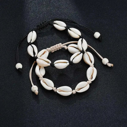 Cowrie Shell Bracelet | Beach Handmade, Adjustable, Cowrie Shell, Ankle Bracelet