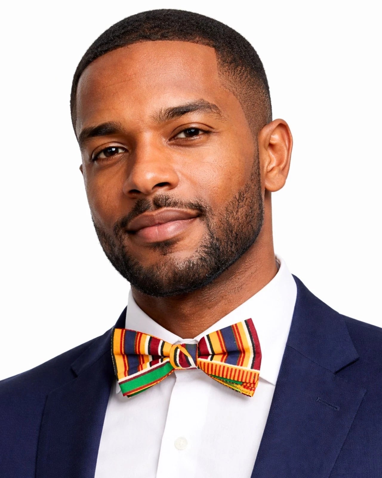 Kente Print Bow Tie Style# Men's Fashion Tie, African Clothing Accessory