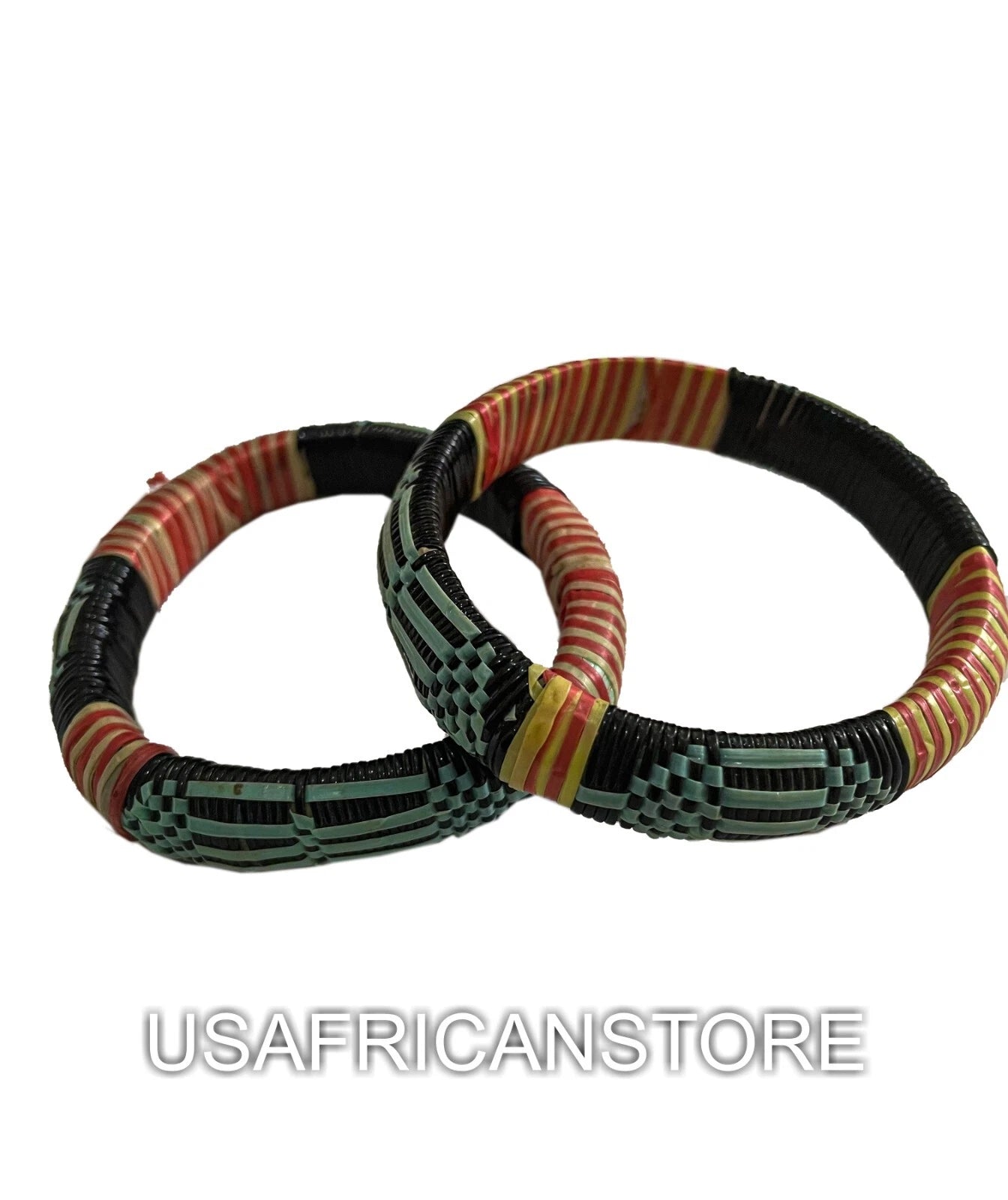 Bracelet for Men Leather | Handmade, Sizeable, Cuff Bracelet - Green, Black.