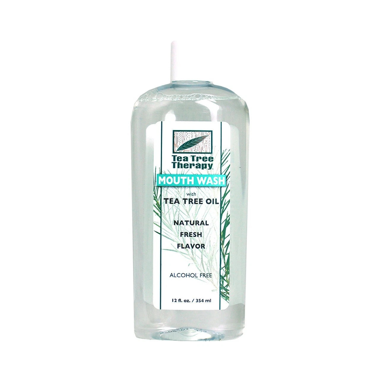 Natural Tea Tree Mouthwash, Oral Care For Gum Disease & Fresh breath - 12 oz