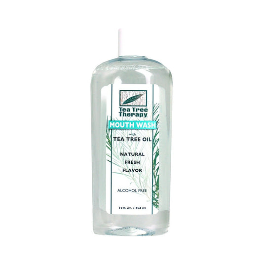 Natural Tea Tree Mouthwash, Oral Care For Gum Disease & Fresh breath - 12 oz