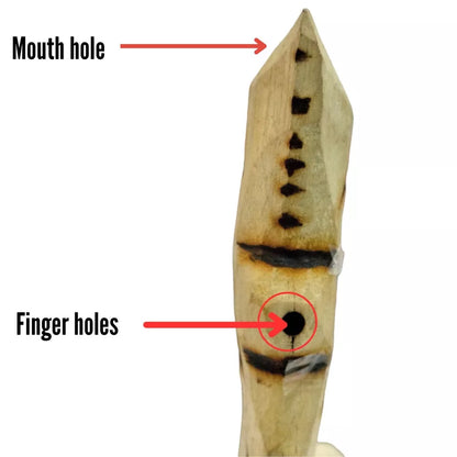 Traditional Flute, African Musical Instrument #2 Igbo Wooden Oja