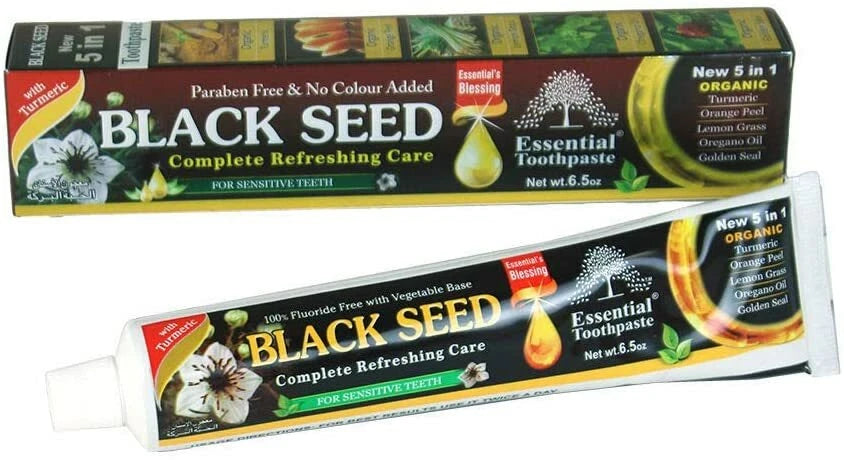 BLACK SEED Toothpaste Antibacterial & Antifungal Organic-Fluoride Free