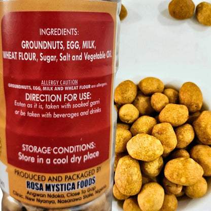Peanuts Snack, Crunchy Flavored Munchie, Low-Carb Gourmet Coated Peanuts, 500g