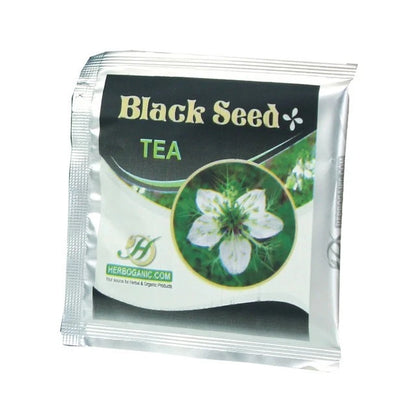 Natural Black Seed Herbal Tea | Antioxidant Peppermint Green Tea - 20 Bags