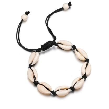 Cowrie Shell Bracelet | Beach Handmade, Adjustable, Cowrie Shell, Ankle Bracelet