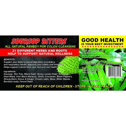 Soursop Bitters | African Herbs And Roots (16 oz.)