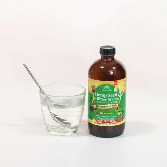 Hemp Seed and Melon Living Bitter | Detox Drinks, Pain Relief and Energy Drink