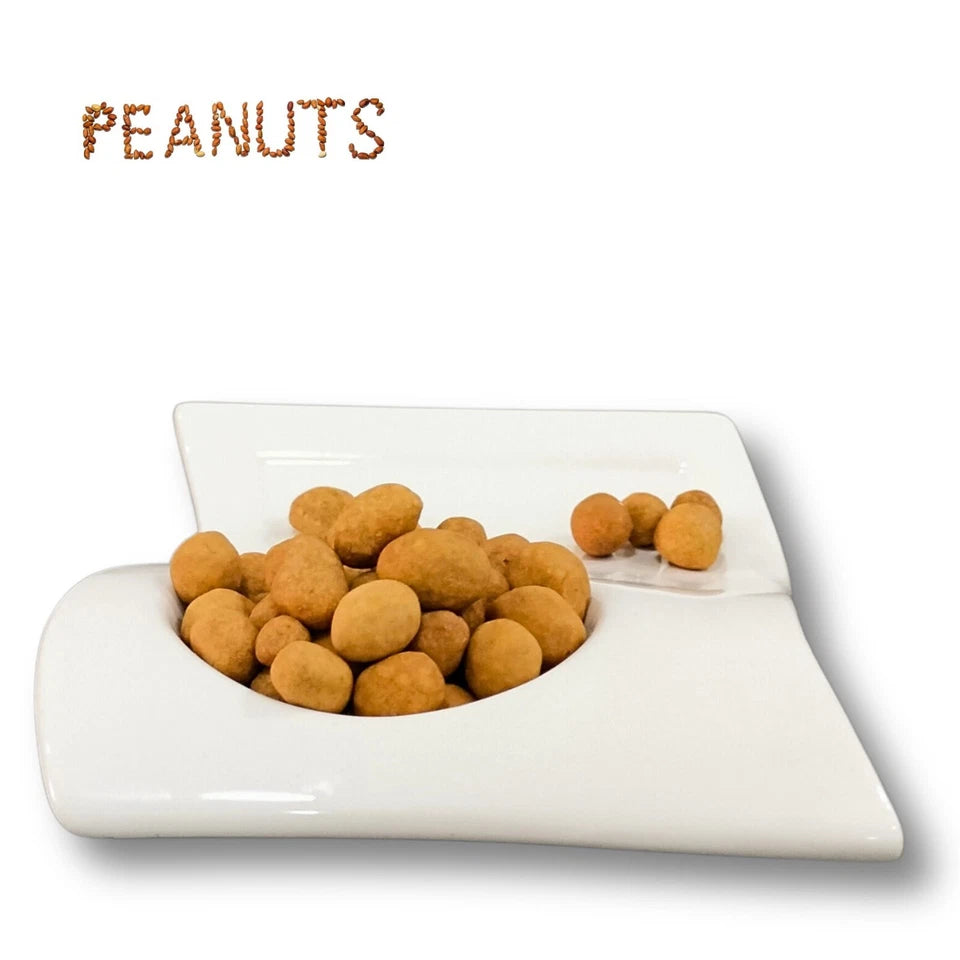 Peanuts Snack, Crunchy Flavored Munchie, Low-Carb Gourmet Coated Peanuts, 500g
