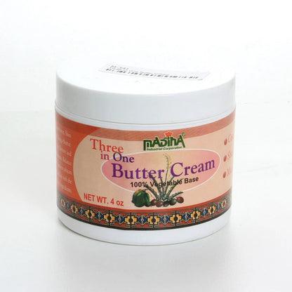 Three In One Butter Cream - Madina Shea, Mango, Cocoa Butter Body Cream
