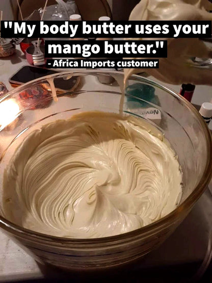Raw Mango Butter | 100% Pure Natural Organic Cold Pressed For Skin Face and Hair