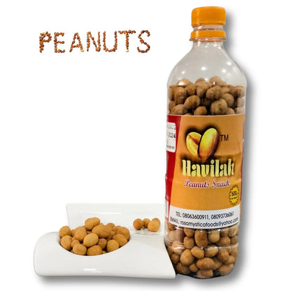 Peanuts Snack, Crunchy Flavored Munchie, Low-Carb Gourmet Coated Peanuts, 500g