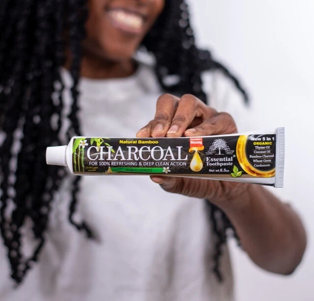 Natural Bamboo Charcoal Toothpaste 100% Fluoride Free